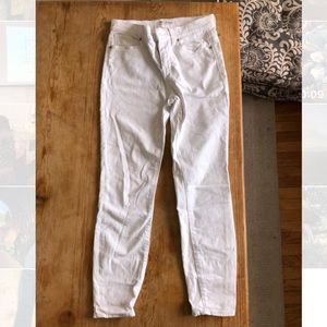 Madewell High Riser Skinny Jean - White